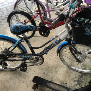 子供用自転車 20インチ 青