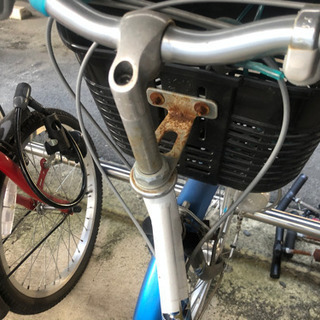 子供用自転車 20インチ 青の画像