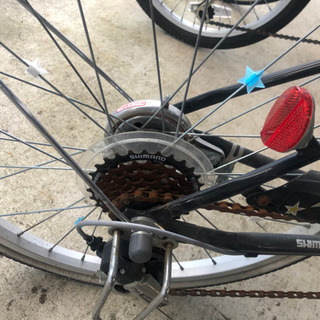 子供用自転車 20インチ 青の画像