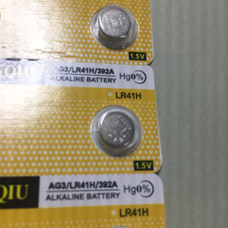 体温計用ボタン電池  LR41H 今週末で一旦取り下げ！の画像