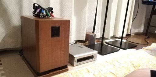 ONKYO　音響 スピーカー,ウーハーアンプ　4点セット