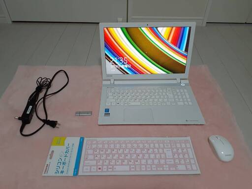 ★早い者勝ちToshiba dynabook T75/RWS2 CPU i7-5500U RAM 8GB HDD 1TBWindows8.1 64BIT Office/Excel/Word/Outlook 15.6 FHD液晶 && ワイヤレスマウス(光学式)+リカバリーUSBメモリ付き