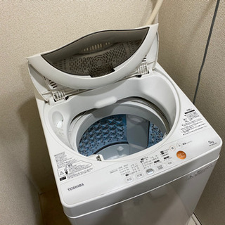 洗濯機　TOSHIBAの画像