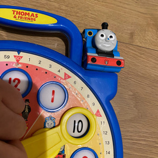 トーマス　知育玩具　時計を覚えられるおもちゃの画像