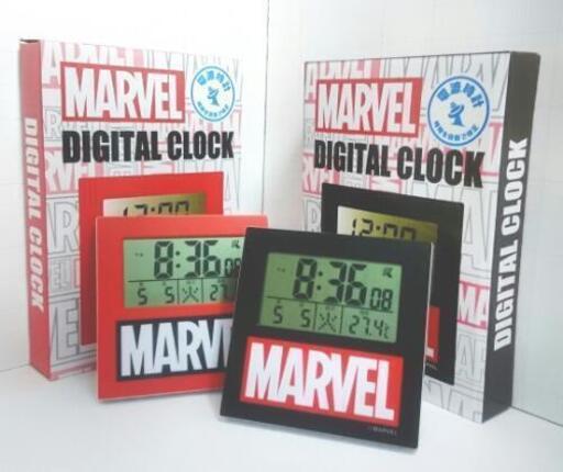 【限定商品】マーベル  電波時計  ２個セット