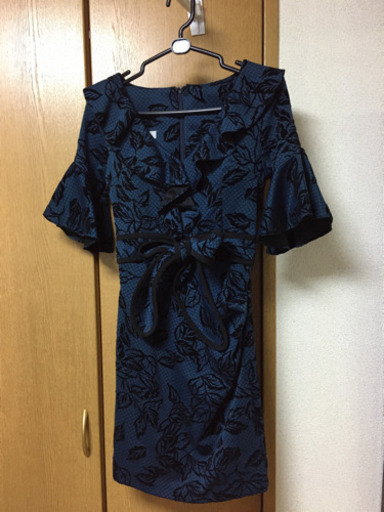 Andy ドレス　S  裏地あり　青系　正規品