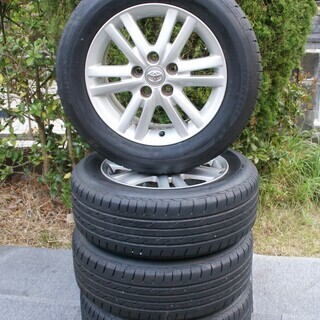 トヨタ マークＸ 純正アルミホイール＆タイヤセット 16-7.0 5H114 +50 BRIDGESTONE NEXTRY ECOPIA1 215/60Ｒ16 16インチ 4本セット◆バリ山美品