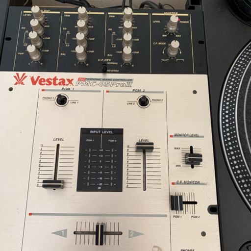 ターンテーブル/ミキサー/アンプ/ヘッドホンセ(Technics/vestax)