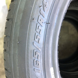 新品未使用 タイヤ バリ山 165/55R14 軽 14インチの画像