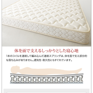 ガス圧式跳ね上げ収納ベッド 【Gransta】グランスタ【マルチラススーパースプリング付き】収納機能付き コンセント付き  セミダブルの画像