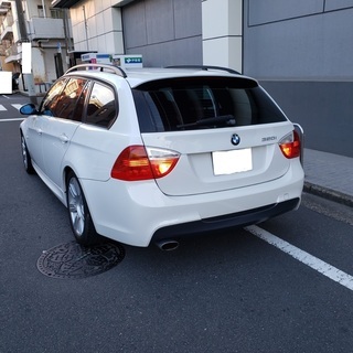 ②ＢＭＷ320Ｍスポツーリング　Ｈ20　車検3年2月　走行60000キロ　社外2ＤＩＮサイバーナビ＆フルセグＴＶ　純正エアロ＆専用17ＡＷ　コンフォートアクセスの画像