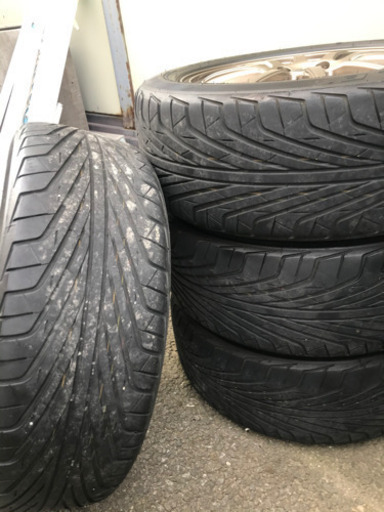 値下げ交渉可17インチPCD114-7.5jーオフセット45