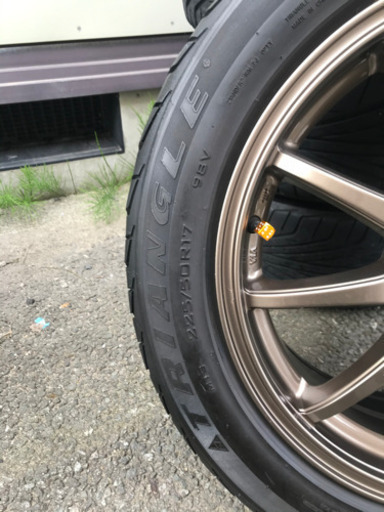 値下げ交渉可17インチPCD114-7.5jーオフセット45