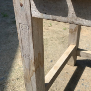 【無料】昭和の小学校の木製椅子の画像