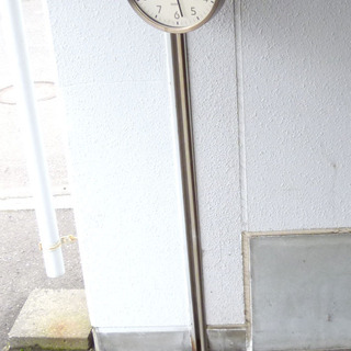レトロ アンティーク スタンドウォッチ 温度計 湿度計付 電池式...