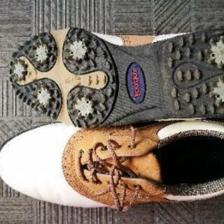 値下げ⤵️ゴルフシューズ　レディース　24.5cmの画像