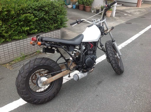 TW200 DG07J フロントディスクブレーキ エンジン始動OK