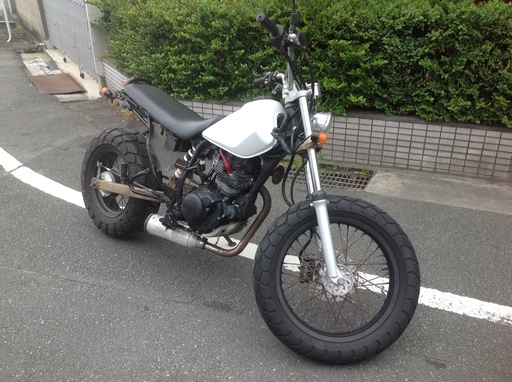 TW200 DG07J フロントディスクブレーキ エンジン始動OK