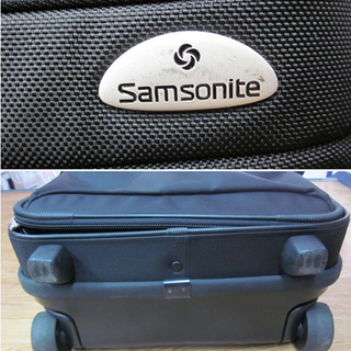 Samsonite キャリーケース 幅45×奥26×高62cm キャスター付き キャリーバッグ スーツケース 旅行カバン 黒 サムソナイト 札幌市 清田区 平岡の画像