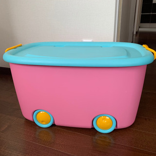 ニトリ　おもちゃ箱　キャスター付き　中古　美品