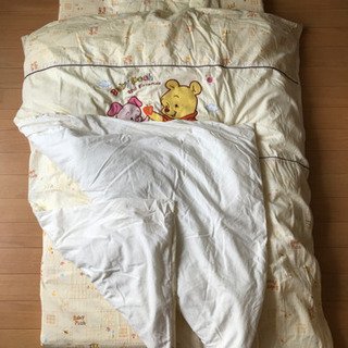 引取先決定しました　プーさん布団セットの画像
