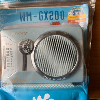 SONY WM-GX200 ブルー　未使用品　
