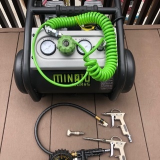 ミナトワークス エアコンプレッサー一式