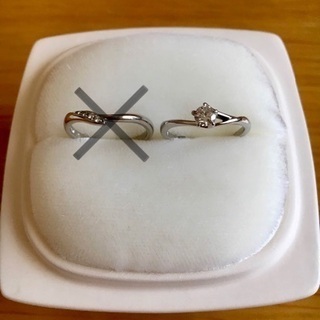 俄 NIWAKA 婚約指輪　ノベルティ付きの画像