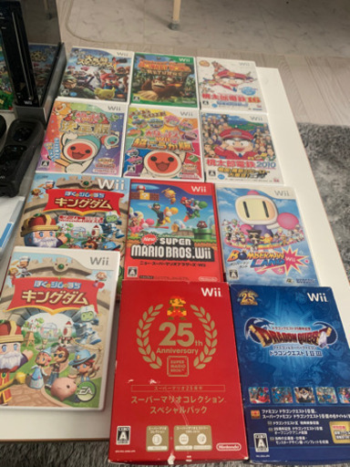 　取引完了！Nintendo Wii  ソフト13セット付き！