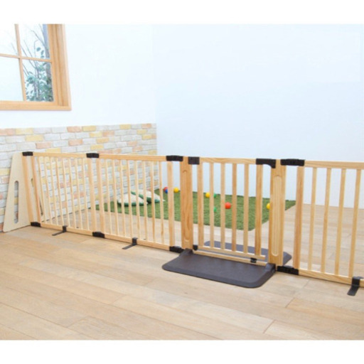 置くだけ 日本育児 木製パーテーション FLEX400-W 木製ベビーゲート 置くだけ 日本育児 木製パーテーション FLEX400-W 木製ベビーゲート