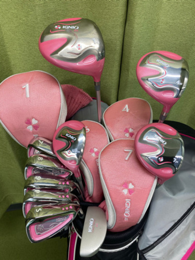 一部新品！レディース☆ゴルフクラブセット☆初心者フルセット！