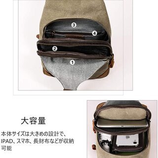☆新品☆ボディバッグ メンズ 斜めがけ ショルダーバッグの画像