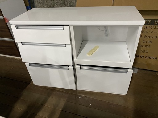 訳あり過ぎ品！カウンターのレールが付いてません！スカスカです。直せる人はお買い得です！通常49800円します！