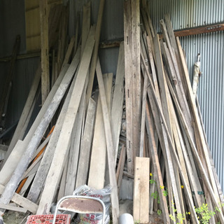 廃材、薪用にも