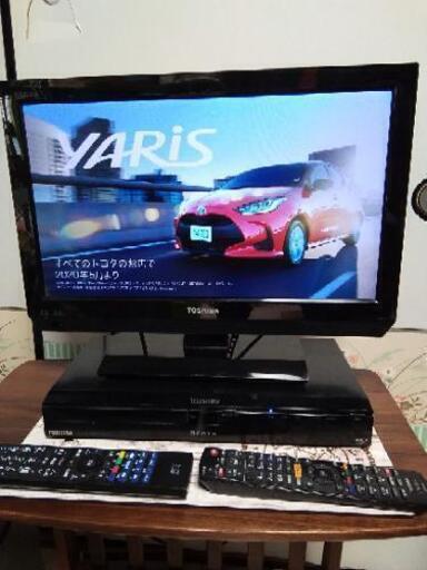 TOSHIBA テレビとHDD\u0026BDレコーダーセット　売り切れました！