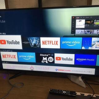 無料！！4Kテレビ 49インチ 録画対応 直下型LED 広い視野...