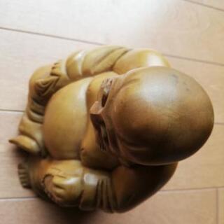 値下げ木彫り置物　中古品の画像