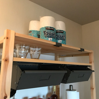 IKEA イーヴァル シェルフ引き出し付きの画像