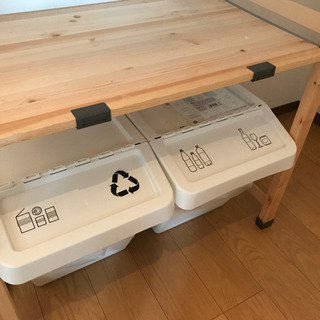 IKEA イーヴァル シェルフ引き出し付きの画像