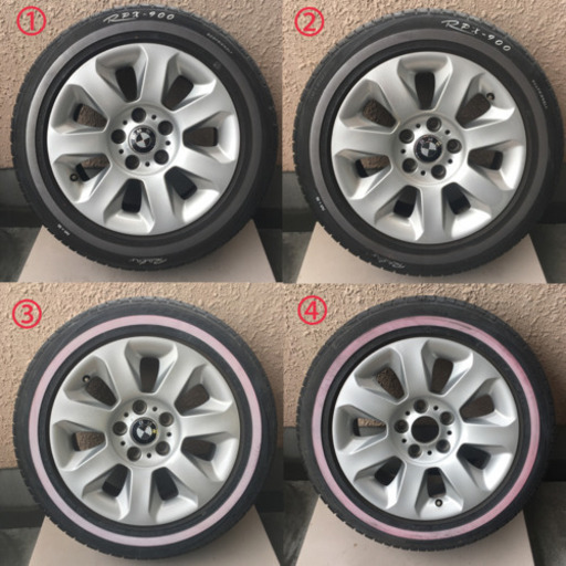 BMW 16インチ  タイヤ　ホイール　4本　バリ山　205 55 16