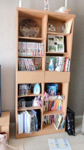 【値下げ交渉OK】オープン本棚 定価2万848円→傷なし8000円
