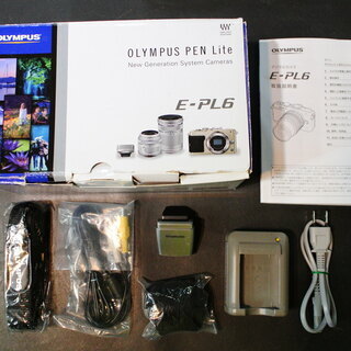 OLYMPUS E-PL6 ミラーレス デジタルカメラ ダブルズームキット【愛品倶楽部柏店】の画像