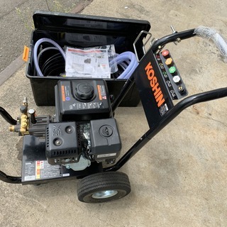 使用1回のみ！ 工進 エンジン式高圧洗浄機 JCE-1408UDX エンジンK180 140MPa 車輪付き 移動式 農業用 Eの画像