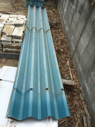 DIY 屋根材 折半屋根 10枚セット 半端混在 4100×650