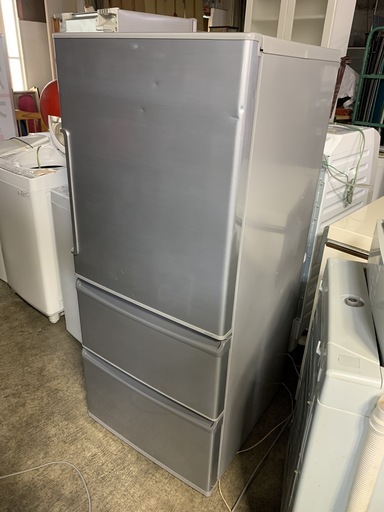 2017年製 AQUA 3ドア 冷凍冷蔵庫 AQR-271F 272L ノンフロン シルバー 中古 C