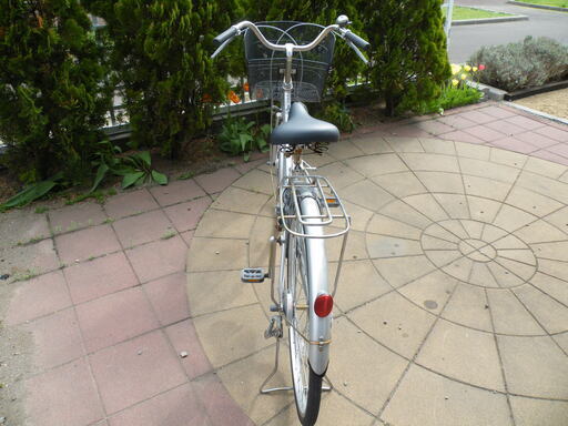 自転車　２７インチ　シルバー　オートライト