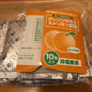 オレンジの泡でヌメリ取り剤