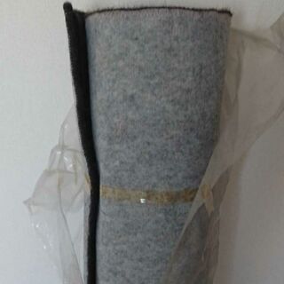 ラグ カーペット 黒 140×140の画像