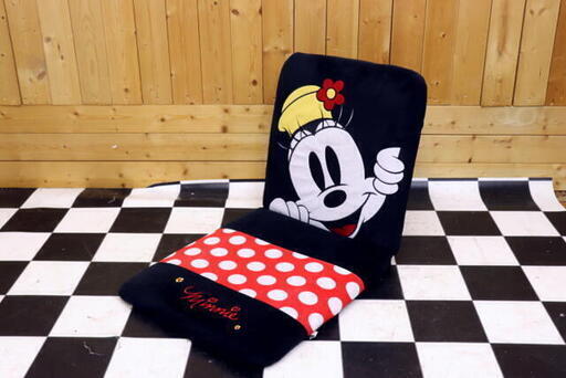 Disney　ミニーちゃんローチェア　460×560×470　リビング　リクライニング　座椅子　可愛い　ミニーマウス　住まい