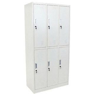 m0509-3 未開封 スチールロッカー　6人用　オフィス家具　...